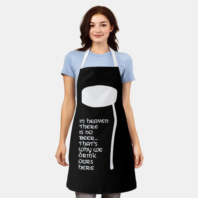 Im Himmel gibt es kein Bier Schürze (Getragen)