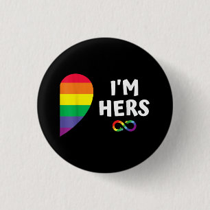 Im hishs mine passend für stolde lesbische coupl button