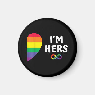 Im hishs mine passend für stolde lesbische coupl magnet