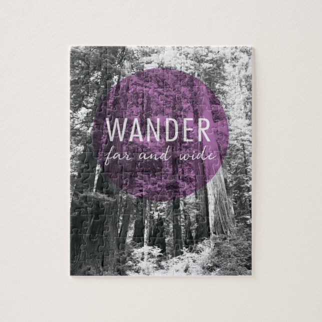 Im Holz wandern | weit und breit Zitat (Vertikal)