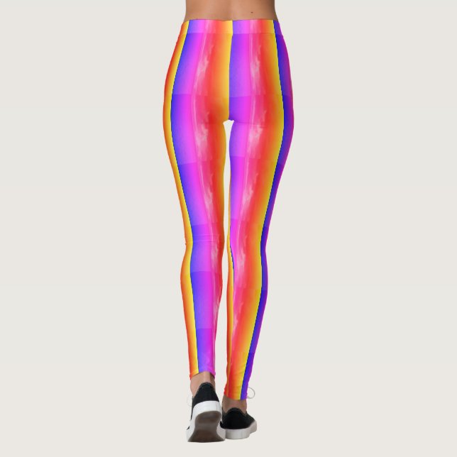 Im Horizont abstrakt Leggings (Rückseite)