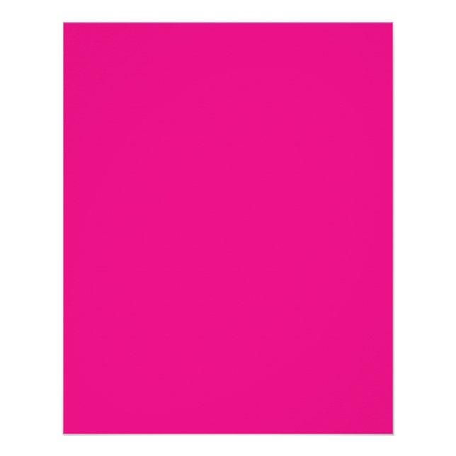 "I'm Hübsch Pink"-Glossy Poster (Vorderseite)