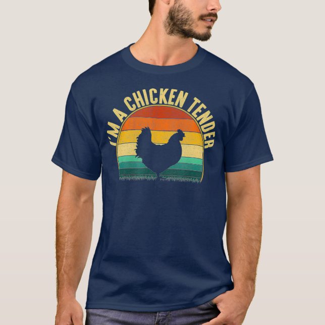 Im Hühnerzelt lustiges Huhn T-Shirt (Vorderseite)