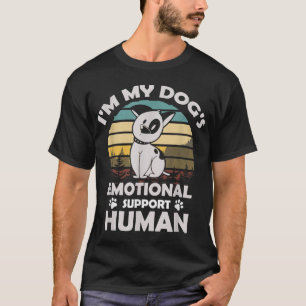 Im Hund emotionale Unterstützung menschlichen Retr T-Shirt