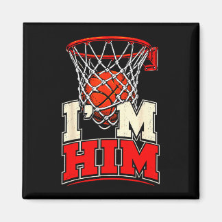 Im ihm Basketballkorb Slam Dunk Baller Magnet