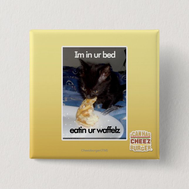 Im in ur Bett Button (Vorderseite)