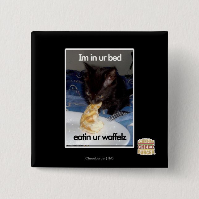 Im in ur Bett Button (Vorderseite)