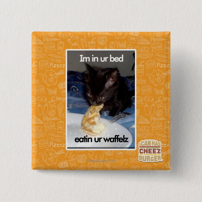 Im in ur Bett Button (Vorderseite)
