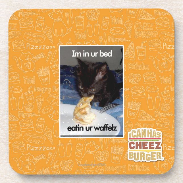 Im in ur Bett Untersetzer (Vorderseite)