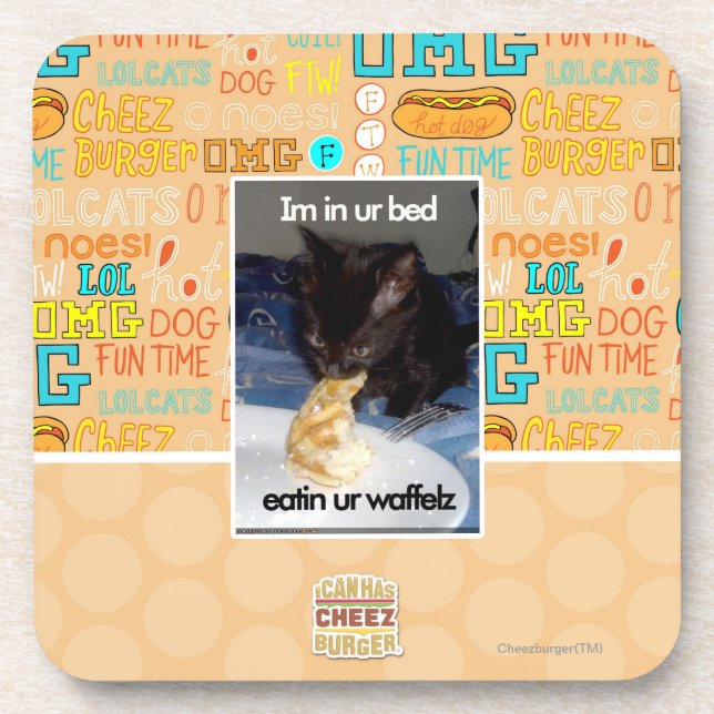 Im in ur Bett Untersetzer (Vorderseite)