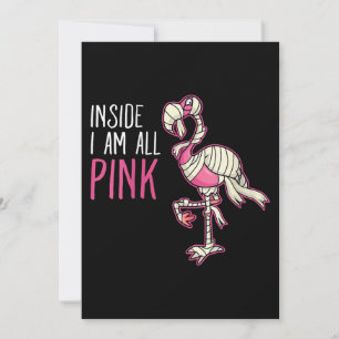 Im Inneren bin ich ganz rosa Flamingo Funny Flam Save The Date
