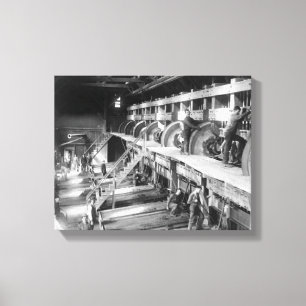 Im Inneren der Deadwood Terra Gold Briefmarke Mill Leinwanddruck