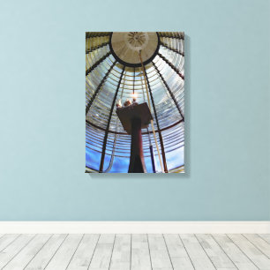 Im Inneren der Fresnel-Linse Leinwanddruck