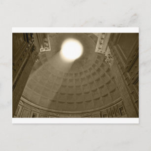 Im Inneren des Pantheon, Rom Postkarte