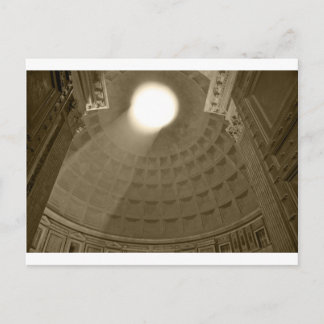 Im Inneren des Pantheon, Rom Postkarte