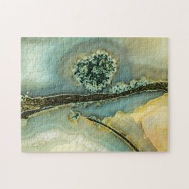 Im Inneren eines halb wertvollen Steins