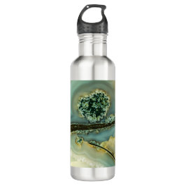 Im Inneren eines halb wertvollen Steins Edelstahlflasche