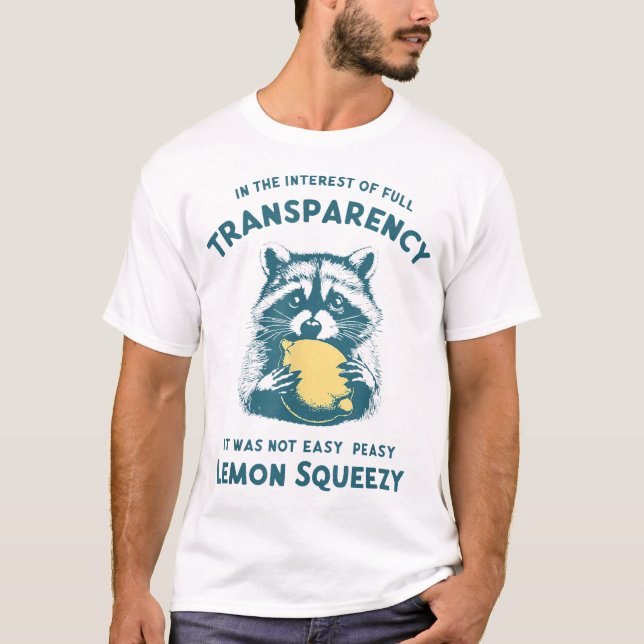 Im Interesse war es nicht einfach Peasy Lemon T-Shirt (Vorderseite)