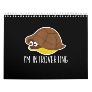 Im Introverting - Introvert Turtle Quarantined Kalender