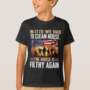 Im Jahr 1776 mussten wir das Tee-Hemd reinigen - U T-Shirt