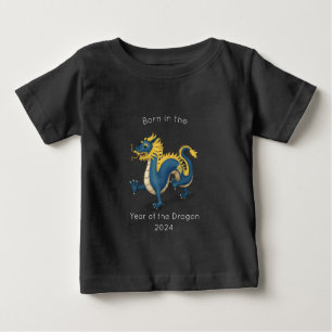 Im Jahr des schwarzen Drachen geboren Baby T-shirt