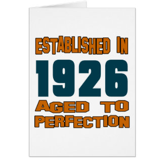 Im Jahre 1926 hergestellt