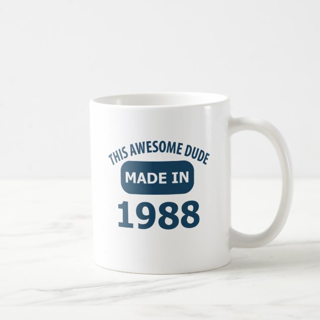 Im Jahre 1988 gemacht Kaffeetasse (Rechts)