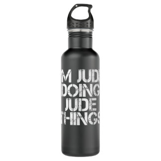 I'M JUDE DOING JUDE THINGS Funny Birthday Name Gif Edelstahlflasche