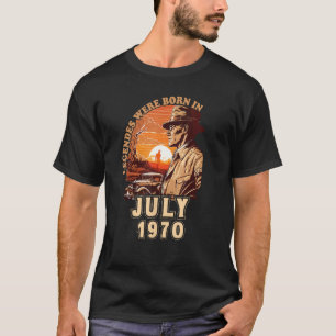 Im Juli 1970 waren die Geburtstagslegenden Geboren T-Shirt