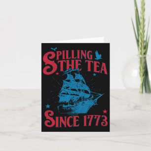 Im Juli die Teeausbreitung seit 1773 Geschichte Le Karte