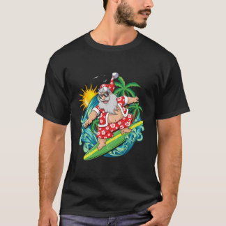 Im Juli findet in Santa Claus Hawaiian Surfgeschen T-Shirt