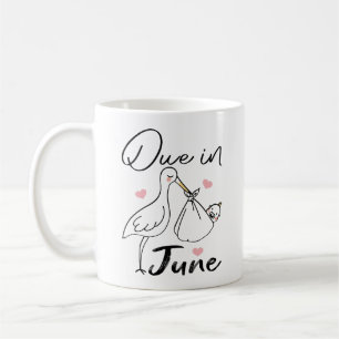 Im Juni fällig Süßer Schwan trägt ein lustiges neu Kaffeetasse