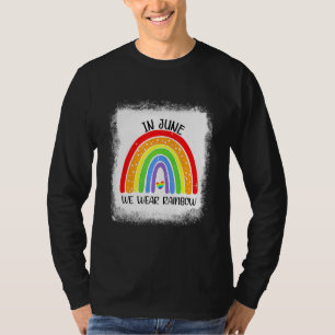 Im Juni tragen wir den LGBT-Rainbow-Pride-Gay-Mona T-Shirt