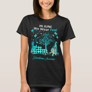 Im Juni tragen wir eine Aquamarine Sklerodermie-Be T-Shirt