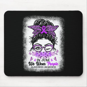 Im Juni tragen wir eine Lila Alzheimer-Sensibilisi Mousepad