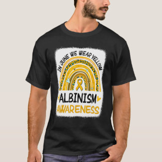 Im Juni tragen wir Gelbe Regenbogen Leopard Albini T-Shirt