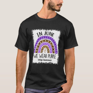 Im Juni tragen wir Lila für Vitiligo Awareness Ble T-Shirt