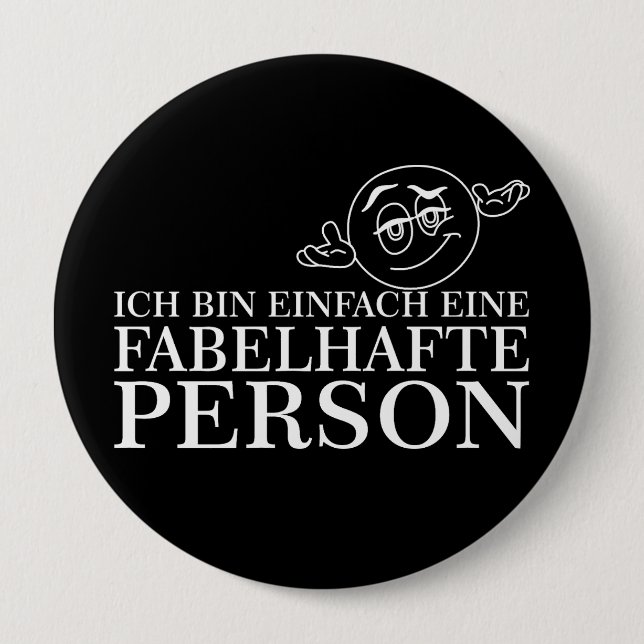 I'm just a fabulous person! button (Vorderseite)