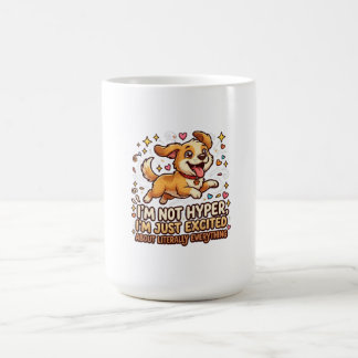 I'm Just Excited About Everything | Cute Puppy Gif Kaffeetasse