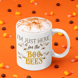 I'm Just Here for the Boo Bees Funny Halloween Kaffeetasse