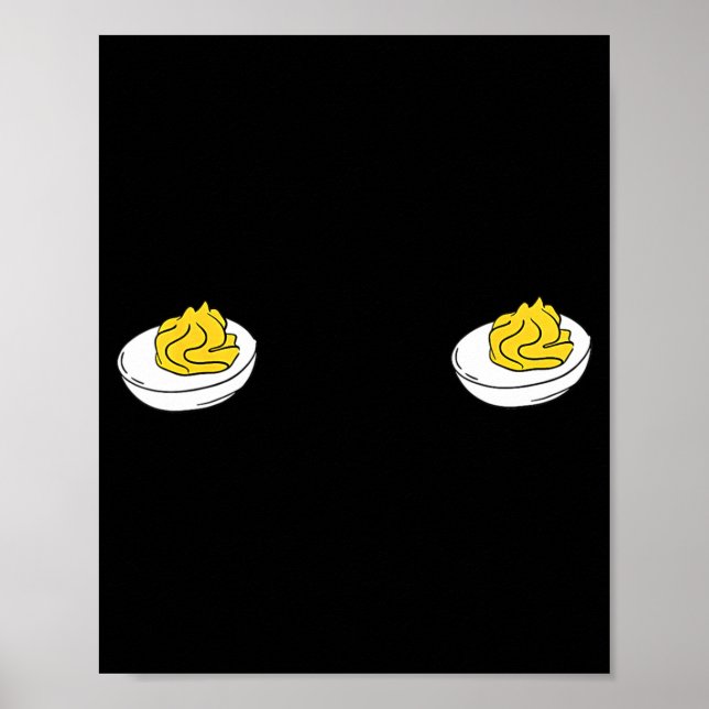 I'm Just Here For The Deviled Eggs Funny Couple Ma Poster (Vorne)