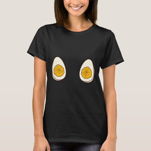 I'm Just Here For The Deviled Eggs Funny Couple  T-Shirt (Vorderseite)