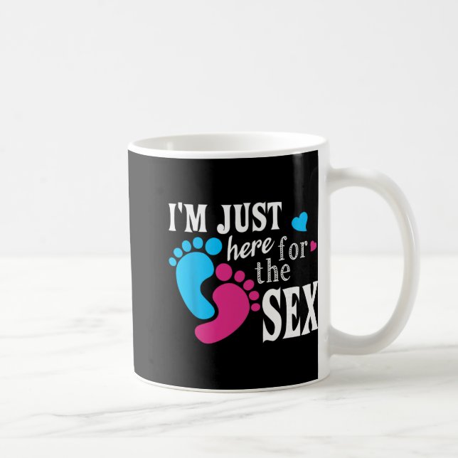 Im Just Here For The Funny Gender Reveal Party  Kaffeetasse (Rechts)