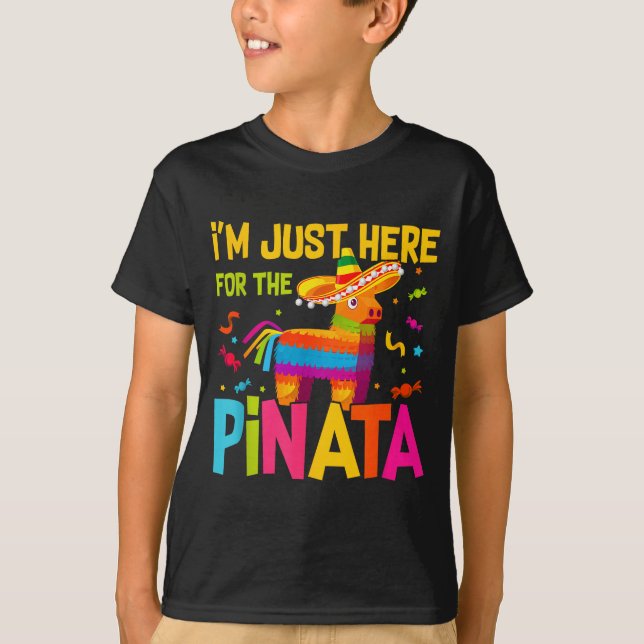 I'm Just Here For The Nata Funny Mexican Party  T-Shirt (Vorderseite)