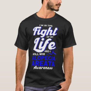 Im Kampf um mein Leben unterstützen Alopezie Bewus T-Shirt
