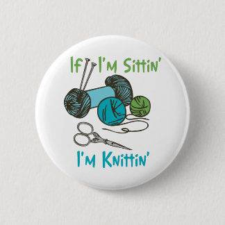 Im Knitting Button