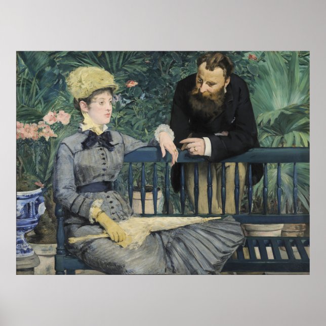 Im Konservatorium Edouard Manet Poster (Vorne)