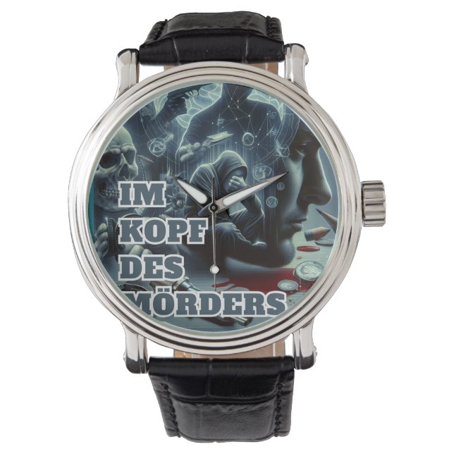 Im Kopf des Mörders  Armbanduhr (Vorderseite)