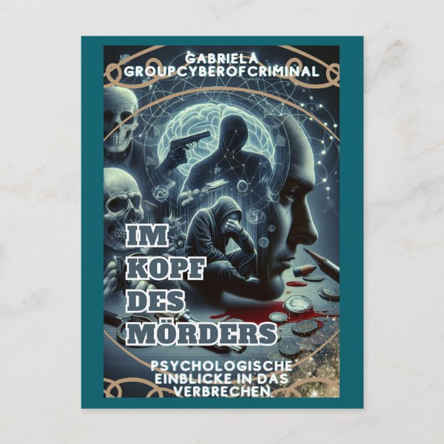 Im Kopf des Mörders  Postkarte (Vorderseite)