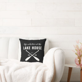 Im Lake House Paddel ist das Leben besser Kissen